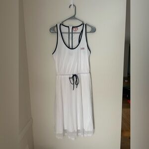 Hunter For Target Women's Sleeveless Mesh A Line Midi Dress, Medium EUC,‎ White